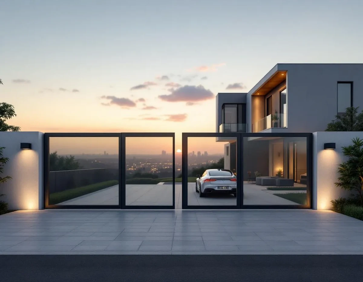 Portails coulissants en aluminium : allier élégance design et sécurité optimale