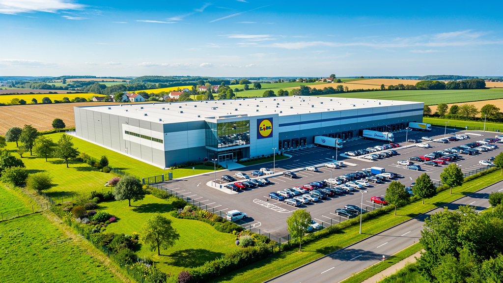 Où sont implantés les entrepôts Lidl en France